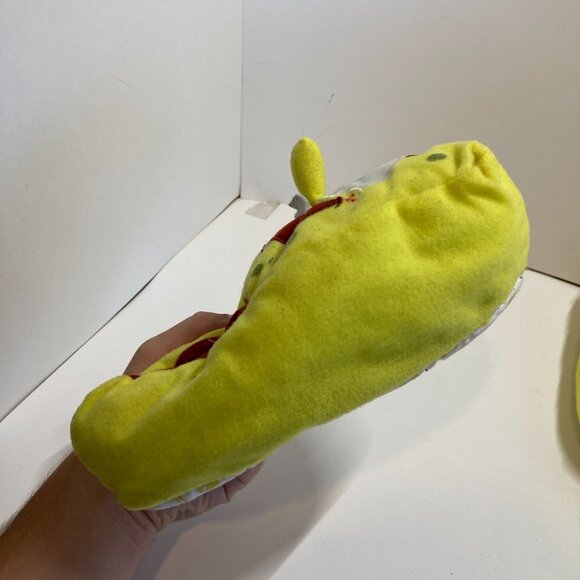 SpongeBob SquarePants Plush Slippers Nickelodeon 2003 Viacom Kids 2-3 Large - Picture 5 of 12